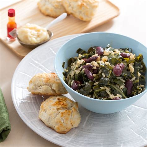 recipe-red-bean-collard-green-dirty-rice-with-buttermilk image