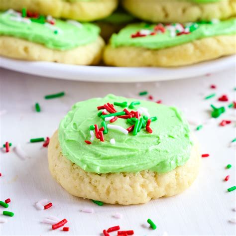 soft-and-chewy-christmas-frosted-sugar-cookies-the image