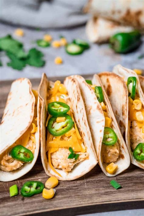 creamy-chicken-tacos-the-yummy-bowl image