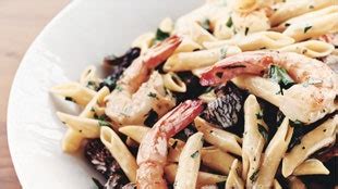 penne-with-shrimp-and-morel-mushrooms-recipe-bon image