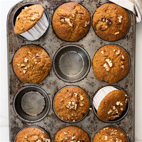 easy-pecan-carrot-muffins-simply-delicious image