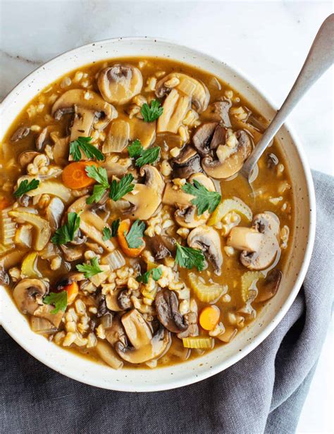 mushroom-barley-soup-made-in-the-slow-cooker image
