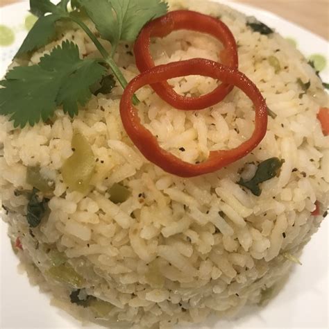 mexican-rice-with-cilantro-and-tomatillo-snap-pea image
