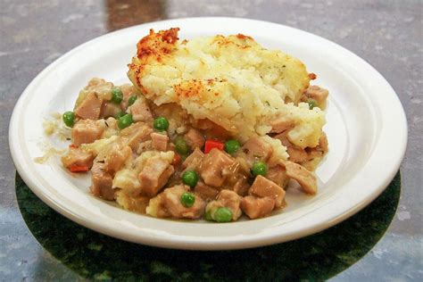 leftover-pork-casserole-with-mashed-potatoes image