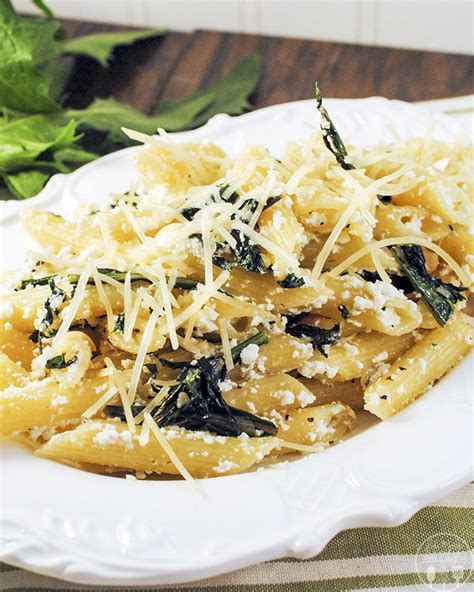 penne-pasta-with-dandelions-like-mother-like-daughter image