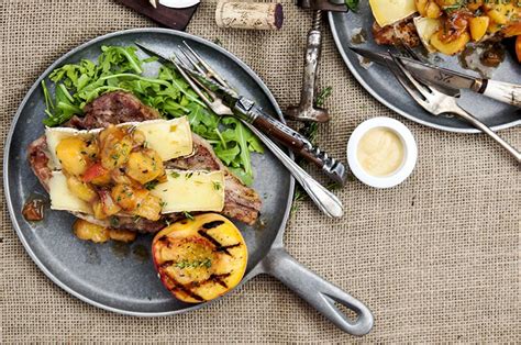 grilled-pork-chops-with-peaches-perfectly-balanced-delightful image