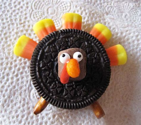 oreo-turkey-cookies-easy-thanksgiving-craft-idea image