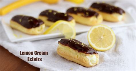 creamy-lemon-eclairs-an-easy-lemon-dessert-kitchen image