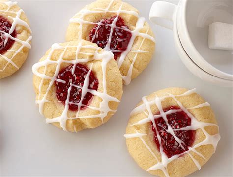 raspberry-thumbprint-cookies-with-almond-glaze image