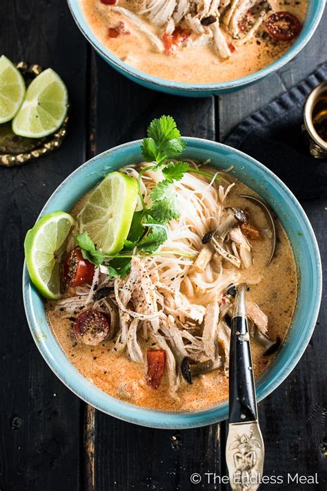 the-best-crock-pot-thai-chicken-soup-the-endless-meal image