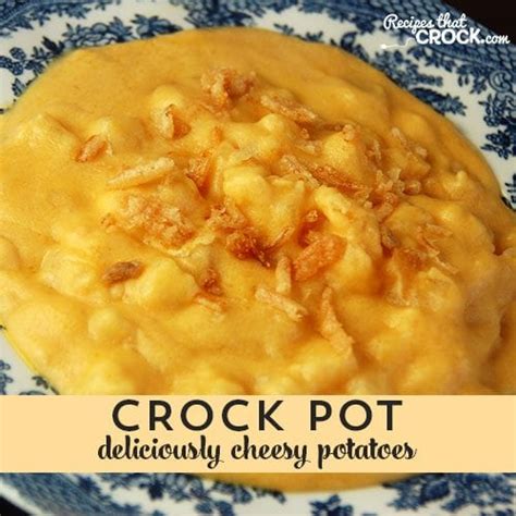 deliciously-cheesy-crock-pot-potatoes-recipes-that image