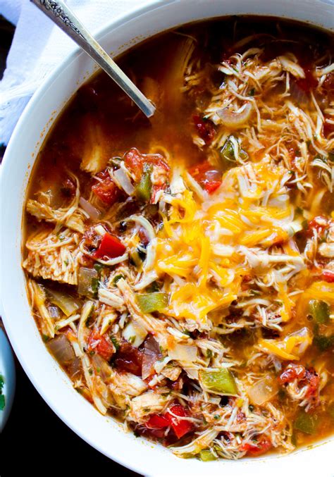 slow-cooker-chicken-fajita-soup-the-whole-cook image