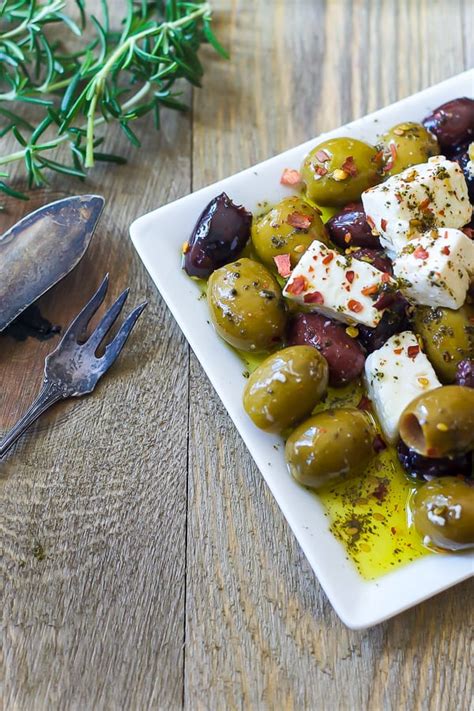 marinated-olives-and-feta-cheese-the-domestic image