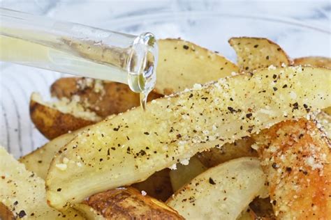 parmesan-truffle-fries-crispy-oven-baked-fries image