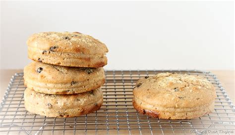 baked-cinnamon-raisin-english-muffins-a-beautiful image
