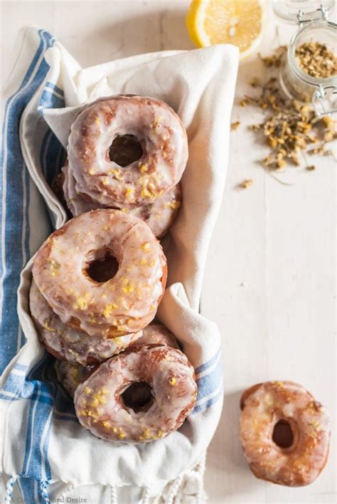 brioche-doughnuts-with-chamomile-lemon-glaze image