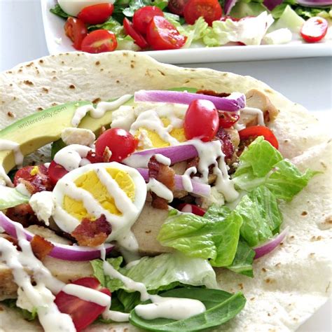 easy-and-delicious-cobb-salad-wrap-recipe-written image