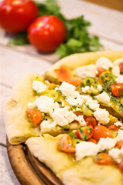 bruschetta-pizza-with-garlic-feta-chef-tariq-food image