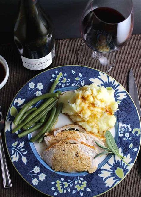 herb-roasted-turkey-breast-with-wine-pairings-cooking image