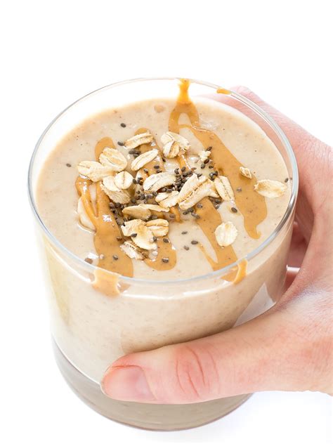 peanut-butter-oatmeal-smoothie-4-ingredients image