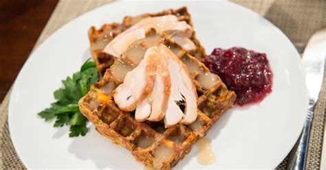 leftover-stuffing-waffles-recipe-today image