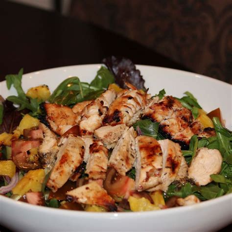 asian-chicken-salad-with-grilled-pineapple image