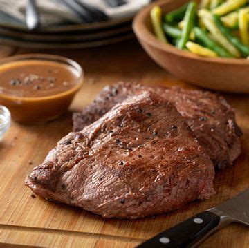 beef-flat-iron-steak-with-balsamic-pepper-sauce image