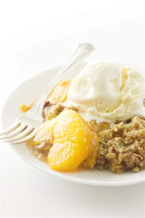 easy-peach-crisp-with-oatmeal-crumble-savor-the-best image