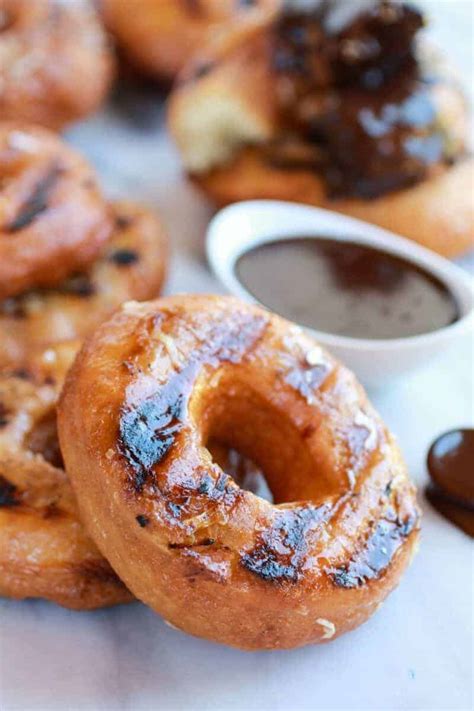 grilled-espresso-glazed-coconut-doughnuts-with image