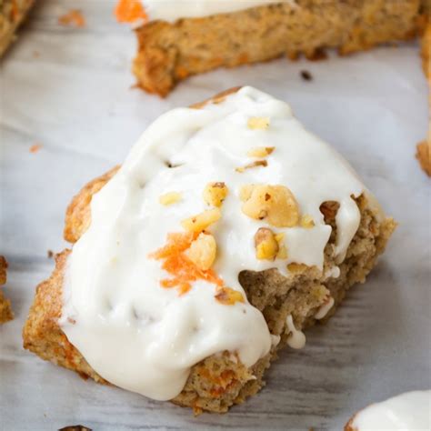 carrot-cake-scones-with-cream-cheese-icing image