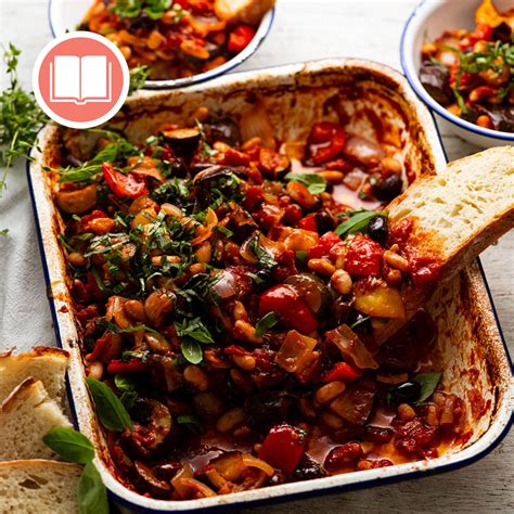 baked-ratatouille-with-beans-recipetin-eats image