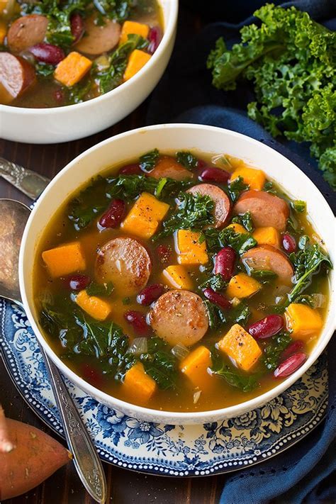 sausage-kale-and-sweet-potato-soup-cooking-classy image