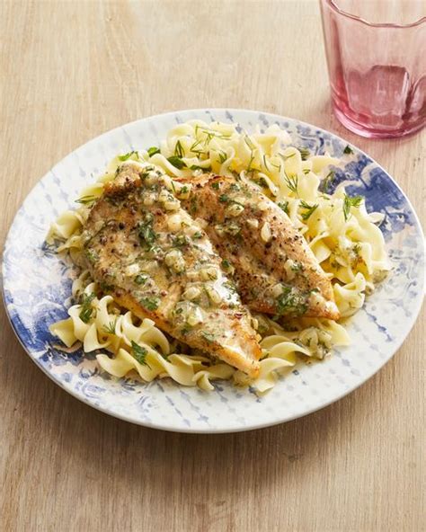 chicken-cutlets-with-mustard-herb-sauce-the-pioneer image