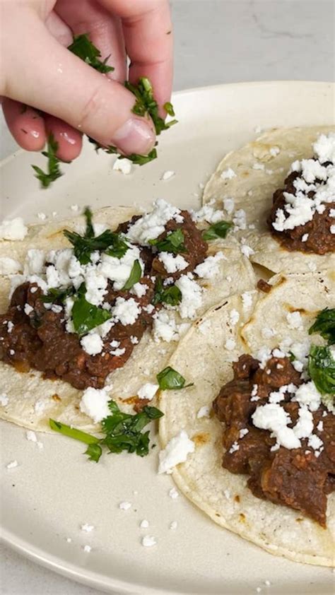 chorizo-and-bean-tacos-tasty image
