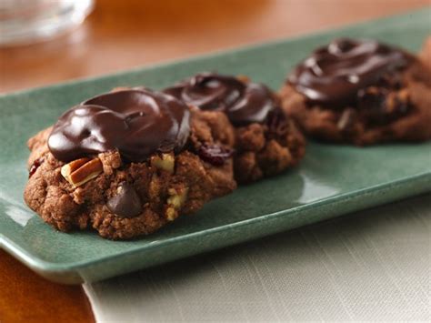 decadent-double-chocolate-cherry-cookies-gf image