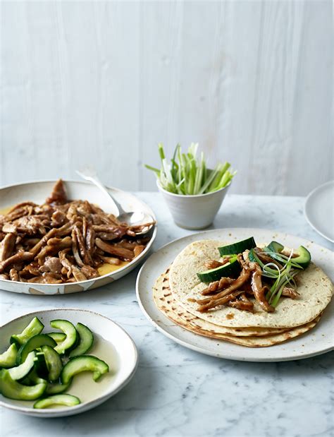 hoisin-chicken-wraps-with-quick-pickled-cucumber image