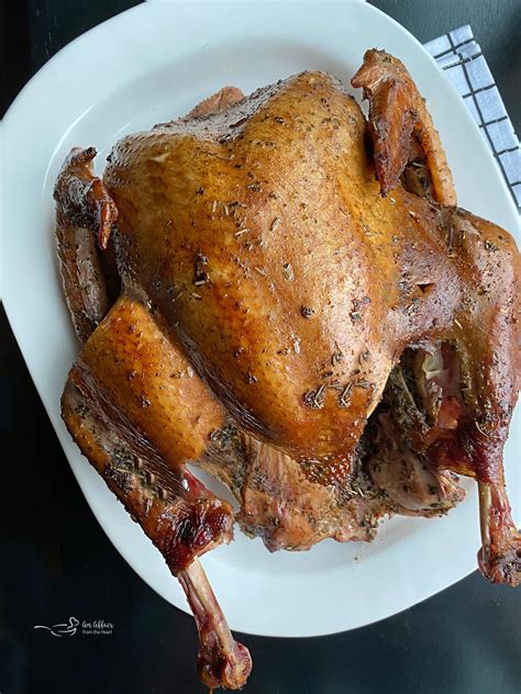 smoked-turkey-recipe-no-brine-juicy-and-delicious image