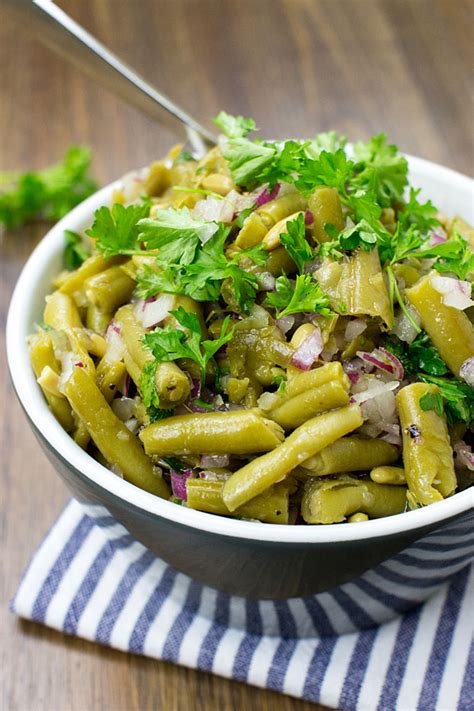 easy-green-bean-salad-naturally-vegan-ready-in-3 image