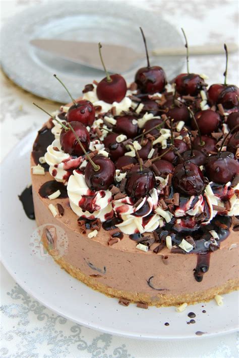 no-bake-black-forest-cheesecake-janes-patisserie image