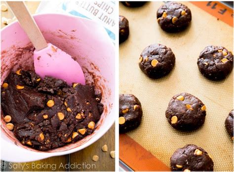 flourless-peanut-butter-chocolate-cookies-sallys-baking image