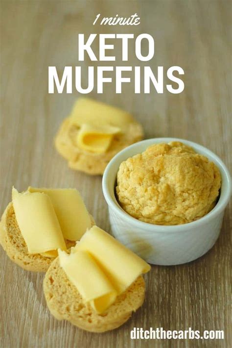 easy-1-minute-keto-muffins-12-flavors-ditch-the image