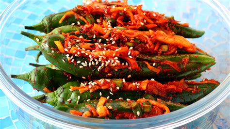 spicy-stuffed-green-chili-pepper-kimchi-gochu-sobagi image