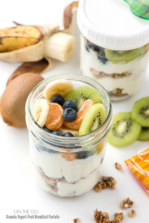 breakfast-on-the-go-granola-yogurt-fruit-parfaits image