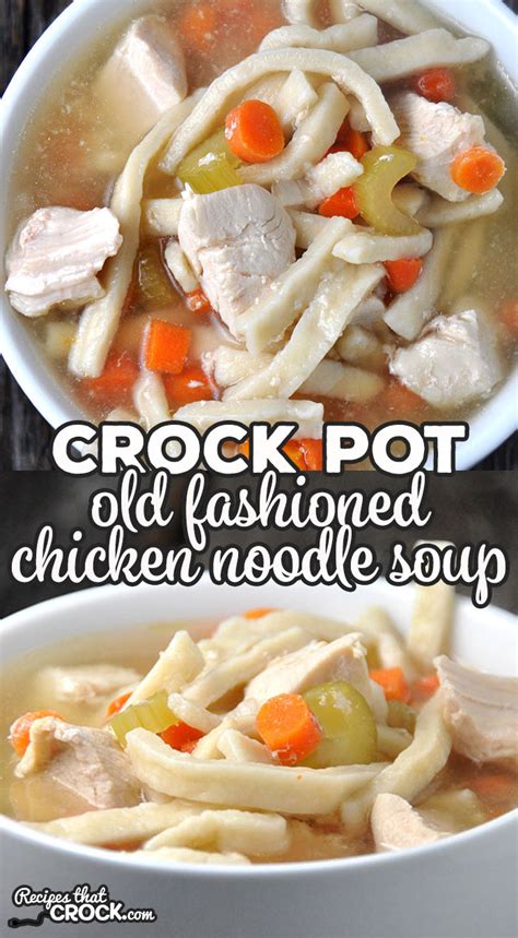 old-fashioned-crock-pot-chicken-noodle-soup image