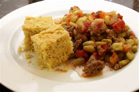 baby-lima-bean-casserole-with-sausage-classic image