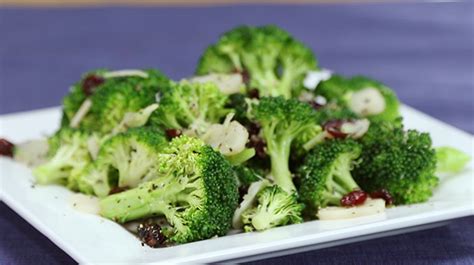 broccoli-salad-with-water-chestnuts-and-dried-cranberries image