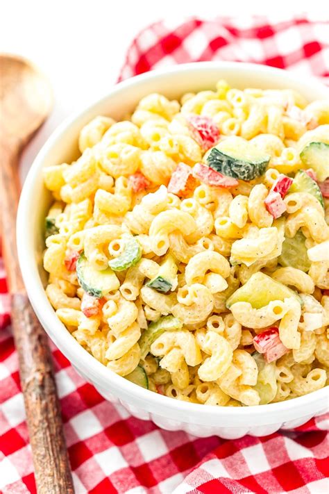 classic-and-easy-macaroni-salad-recipe-sugar-soul image