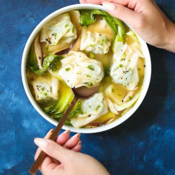chicken-wonton-soup-damn-delicious image