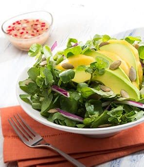watercress-salad-with-avocado-avocados-from-mexico image