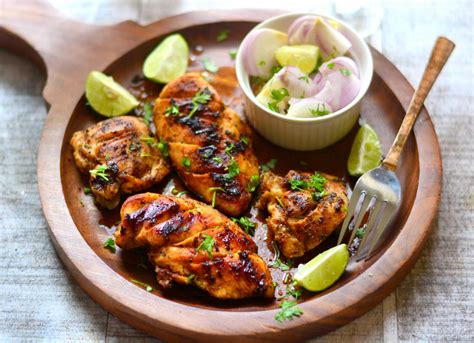 mexican-lime-chicken-recipe-by-archanas-kitchen image